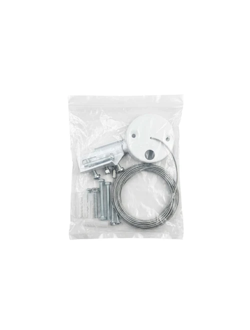 Set de suspendare p/u șină Track 220V 2m ALB Luminaled