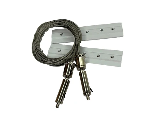 Set suspendare pentru șine magnetice S20 2m ALB Luminaled