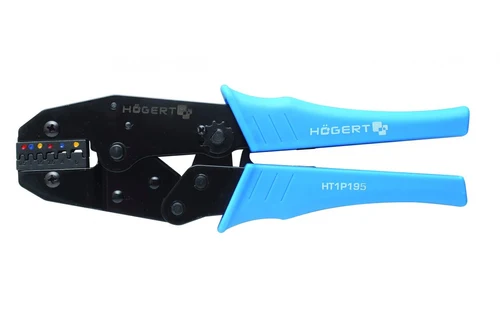 Обжимные плоскогубцы для разъемов 220 мм 0,5-6,0 мм² (20-10 AWG) HOGERT
