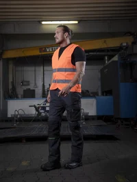 Vestă reflectorizantă ORLA portocalie XL (54) HOGERT 3