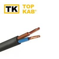 Fir electric PVS 2x2.5mm negru TopKab 2